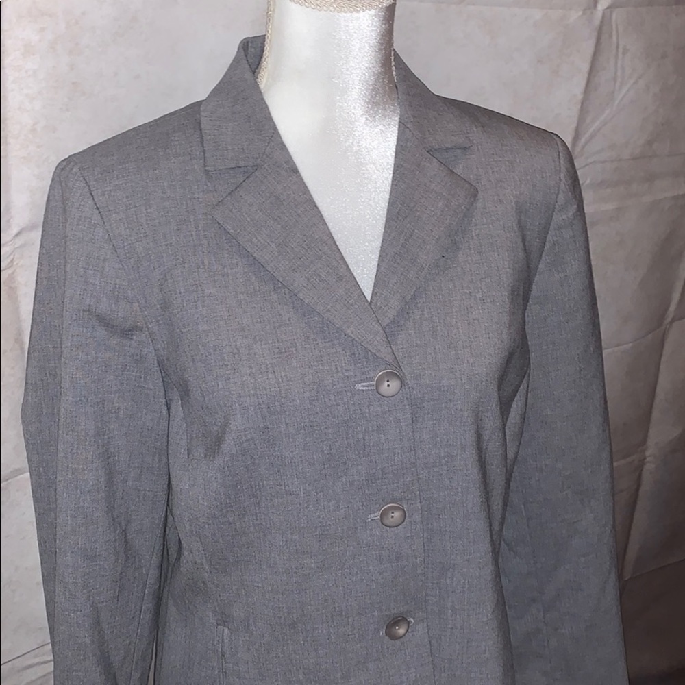 Light Gray Pendleton Light Wool Jacket -Classic - image 2